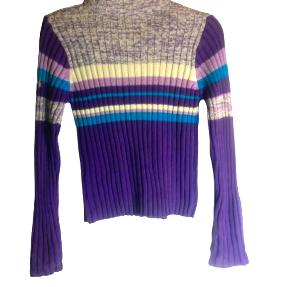 Girls Circo Purple Sweater Sz 10 - Picture 2 of 4